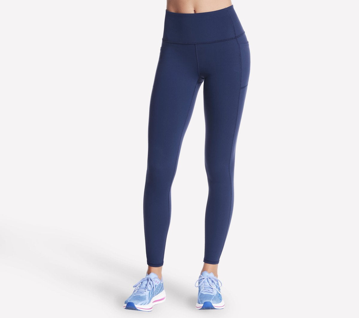 Skechers gowalk hw legging ii dames legging - blauw