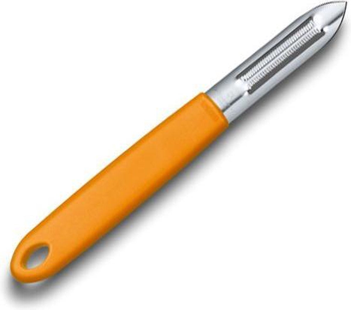 Pelapatate Victorinox in acciaio inossidabile seghettato - arancione
