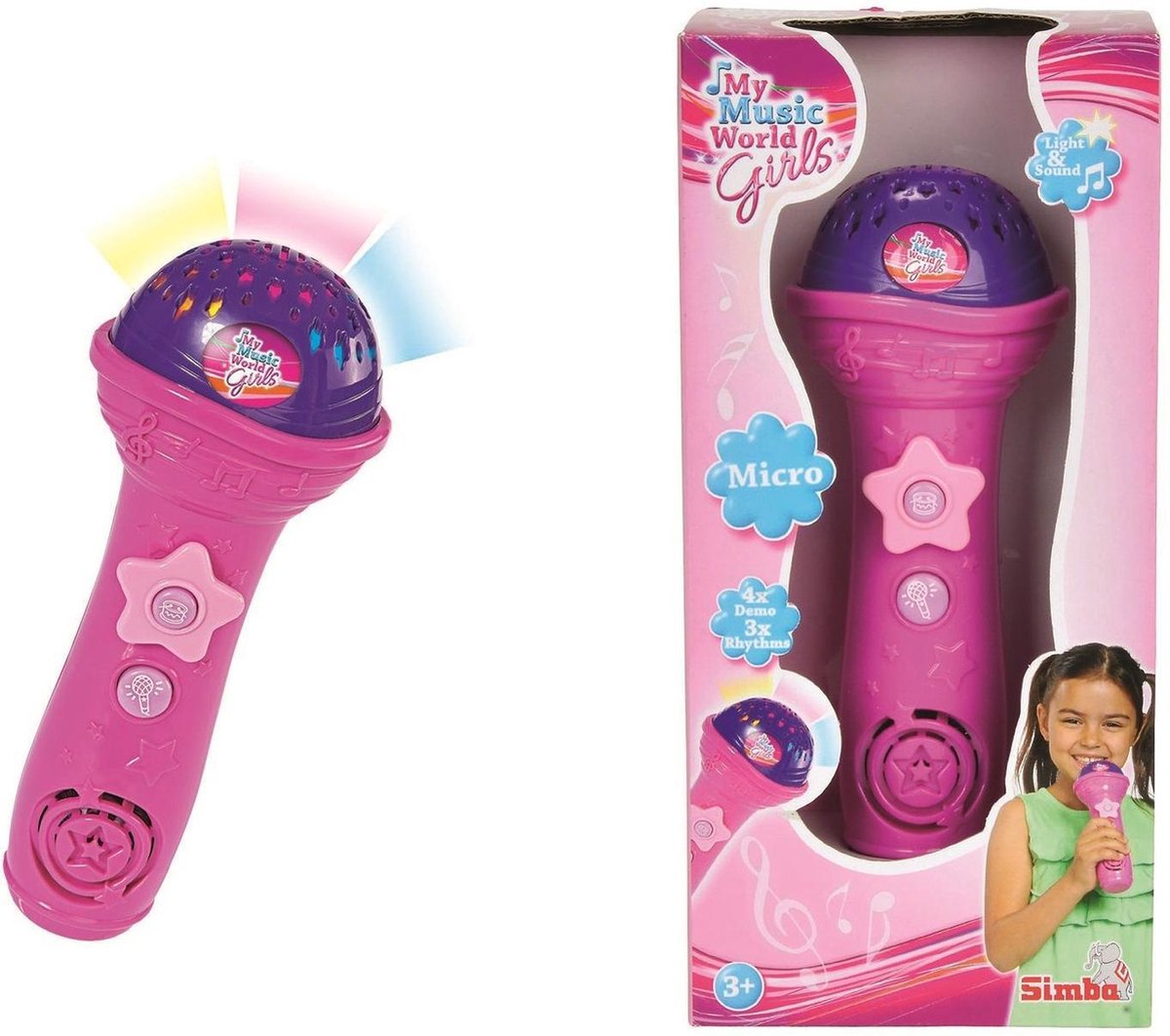 Simba mi mundo musical micrófono rosa