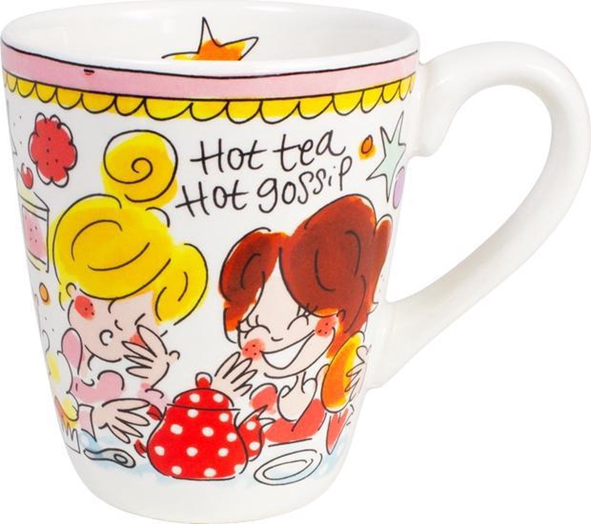 Blond Amsterdam let's catch up tazza da 350 ml - bordo rosa