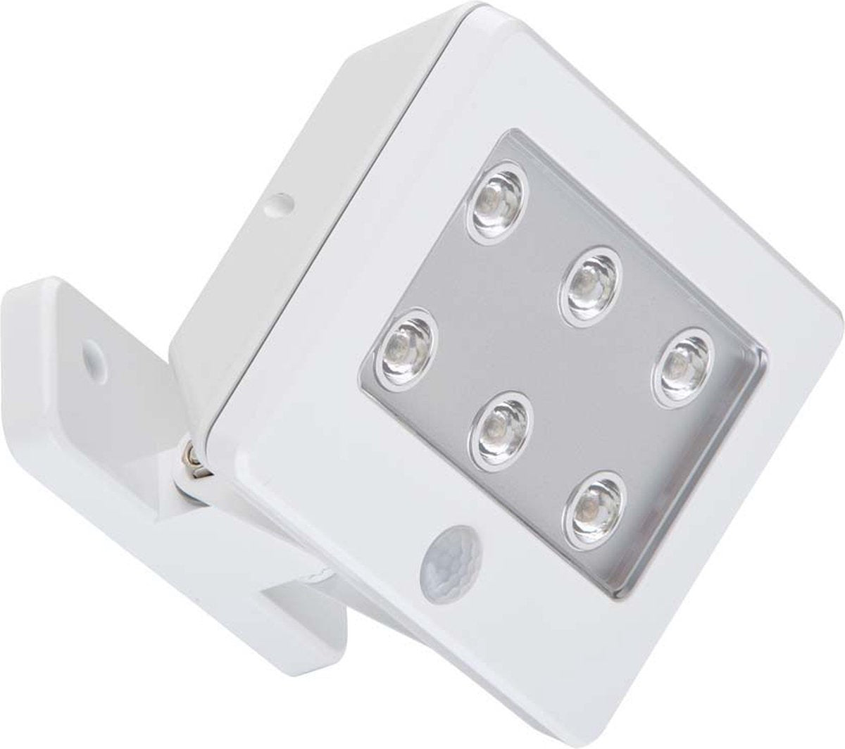 Briloner - kollig - led wandlamp op batterijen - met sensor - buitenverlichting met bewegingssensor - 12 cm - ip54 - 6.500k - wit