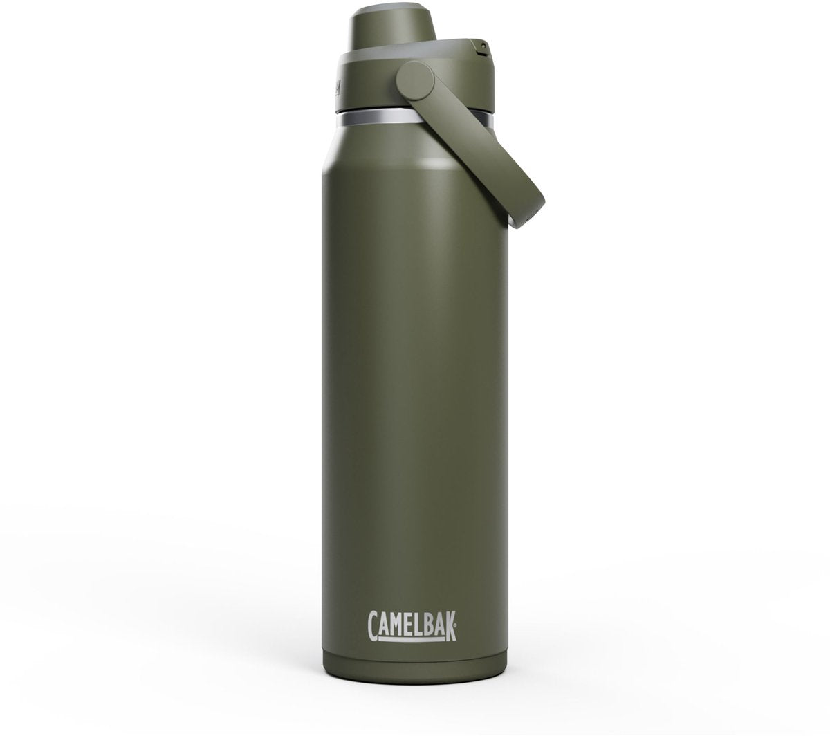 Camelbak thrive chug drinkfles - 1 l - rvs - met draaidop - isolatie waterfles - groen