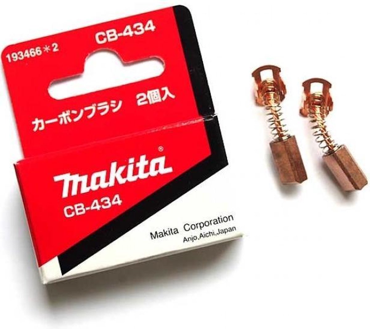 Juego de escobillas de carbón Bosch Makita CB434 1934662