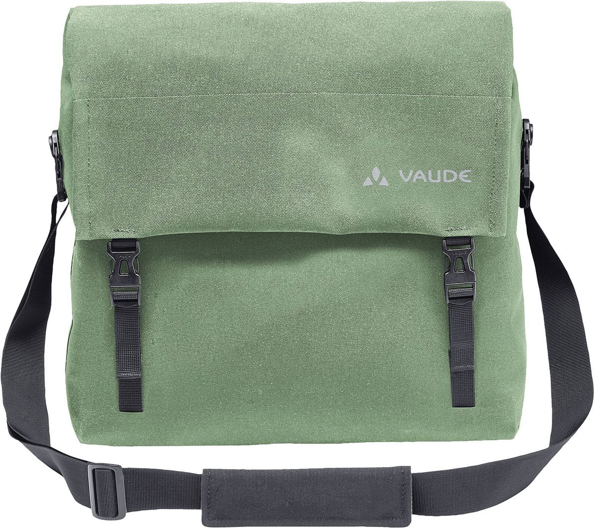 Borsa a tracolla per bicicletta Vaude con scomparto per laptop Borsa per bici Augsburg IV verde salice kaki