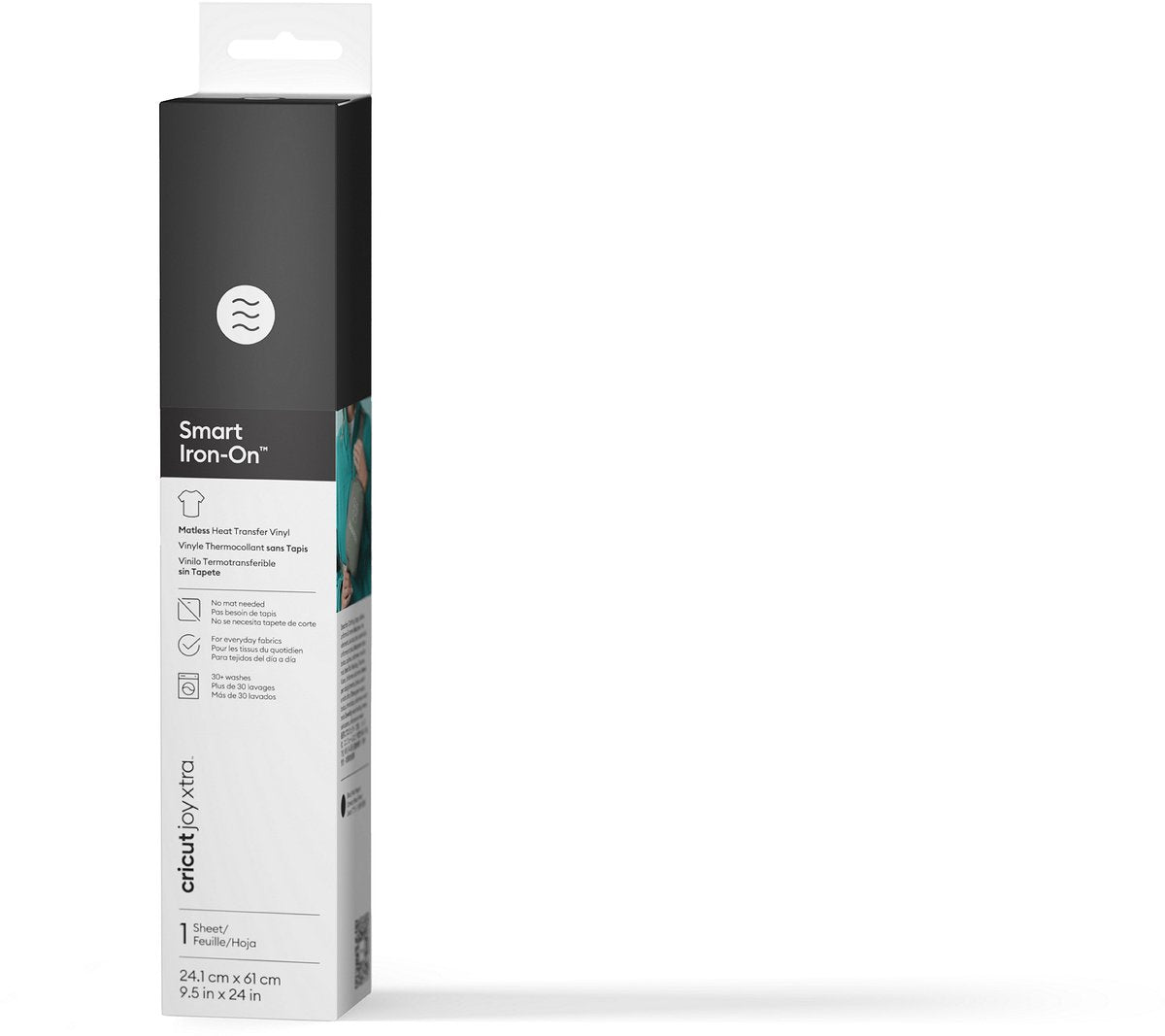 Termoadesivo intelligente Cricut Joy xtra 24,1x61 cm (nero)