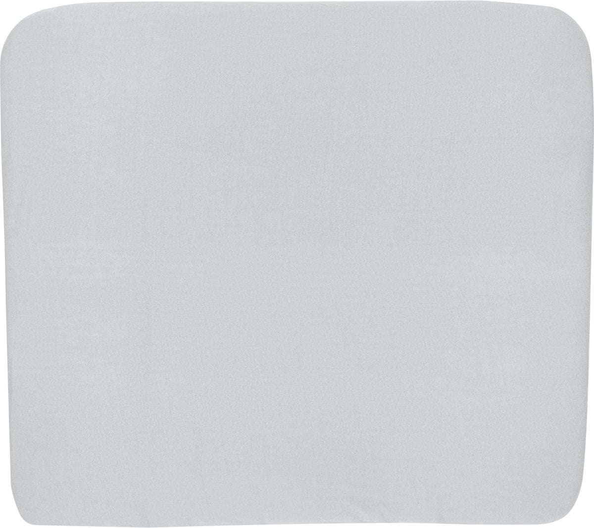 Meyco baby uni aankleedkussenhoes - light grey - 85x75cm