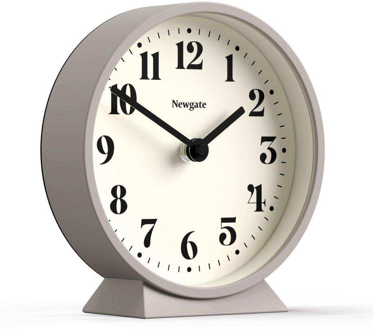 Reloj de mesa teatro Newgate gris 16cm