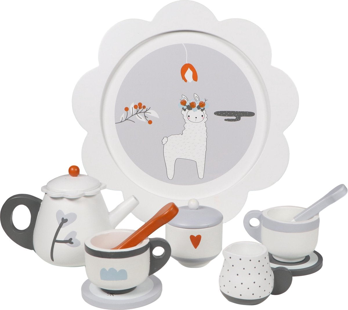 Tryco - juguetes de madera - juego de té y café para niños