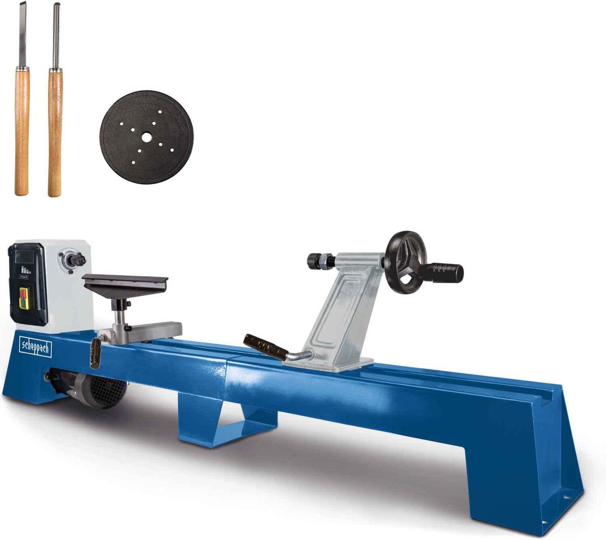 Tornio per legno Scheppach dm1100t - 400w | pezzi fino a 1000 mm