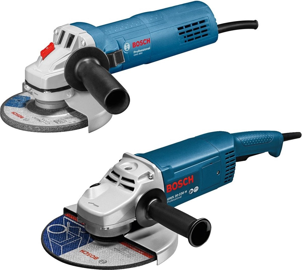 Amoladora angular bosch professional combipack gws 20-230 p + gws 880 - 06018c1108