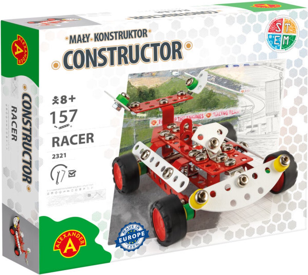 Alexander toys alexander speelgoed constructor - racer - 157st