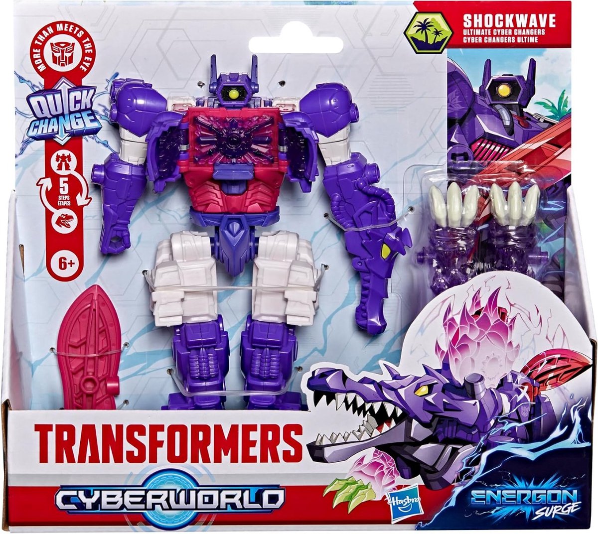 Hasbro transformers cyberworld ultimate cyber changers shockwave