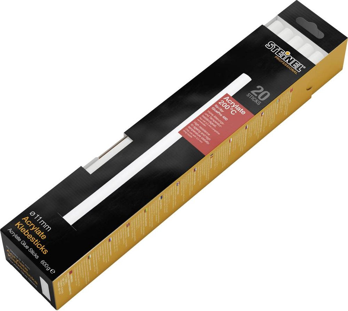 Colla Steinel stick 11mm acrilico 600g - 052416