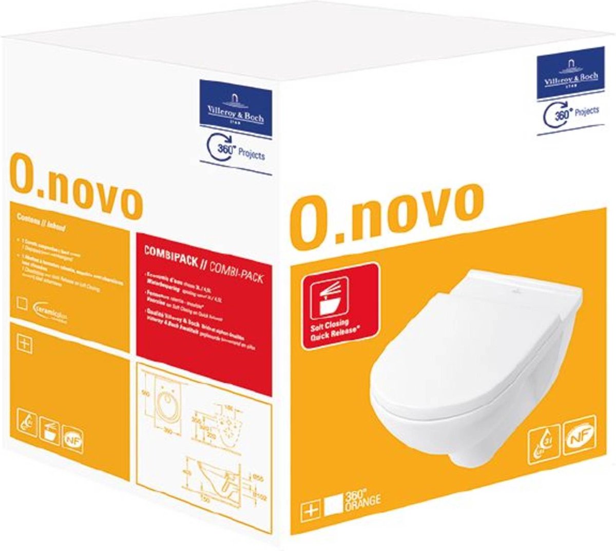 Vaso WC Villeroy Boch o.novo