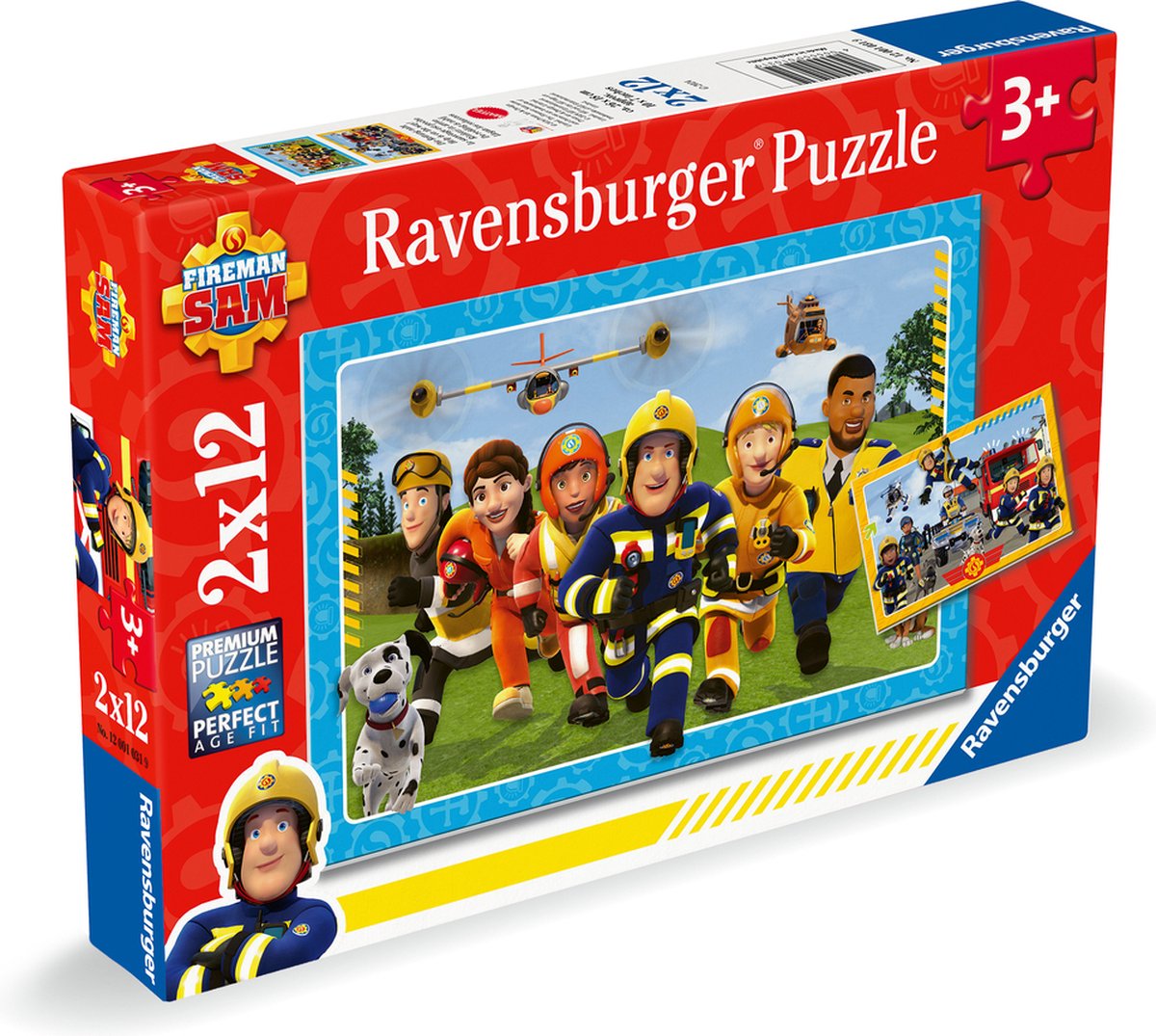 Ravensburger Jigsaw Puzzle Fireman Sam, 2x12st.