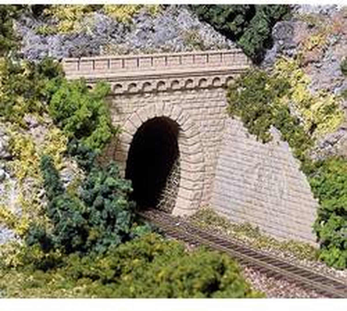 Auhagen 41 586 h0 portale tunnel 1 binario modello in plastica