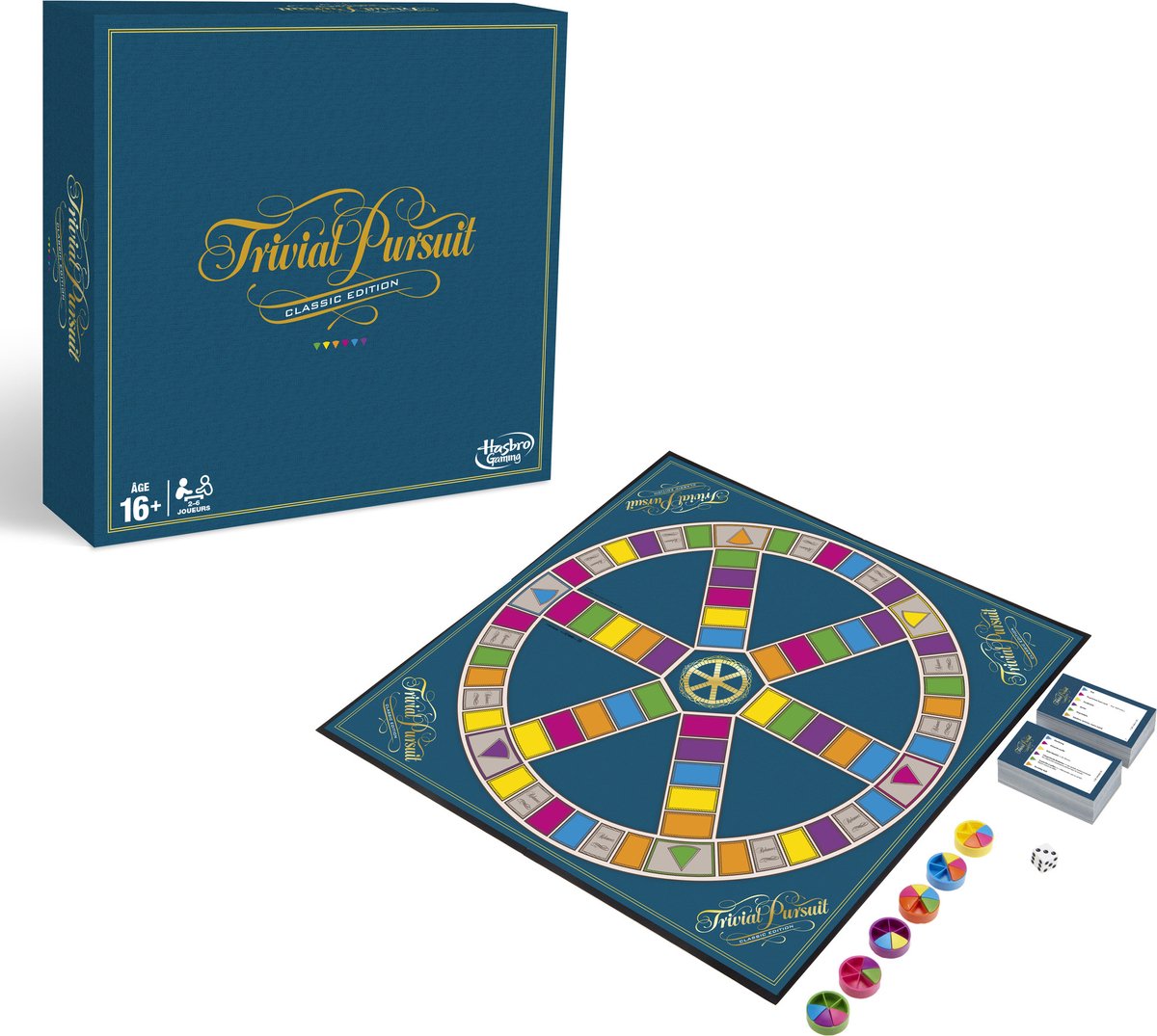 Hasbro gaming Trivial Pursuit Classic - gioco da tavolo (francese)