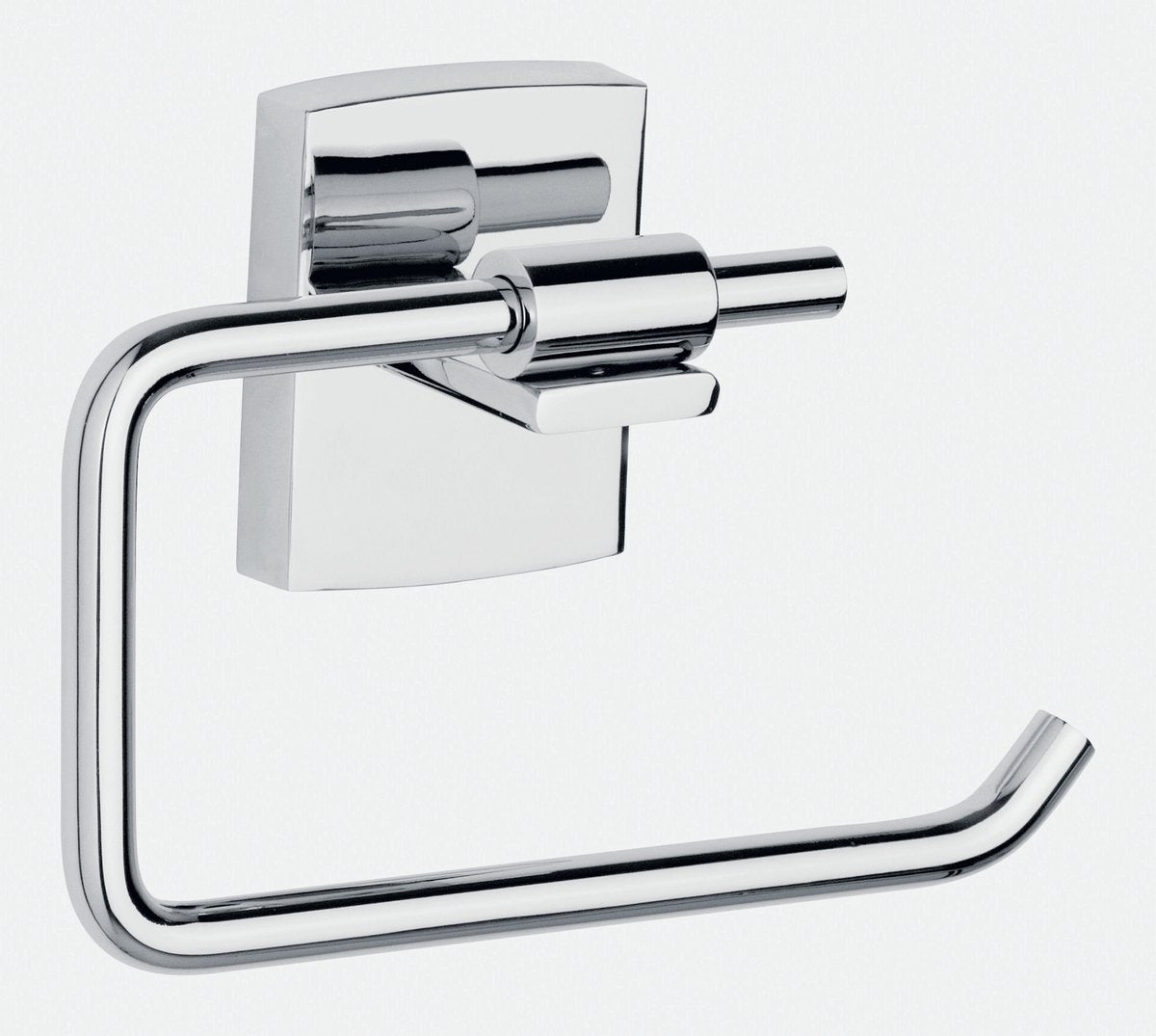 Portarrollos de baño Tesa klam cromado autoadhesivo sin taladrar - 142x95x47mm