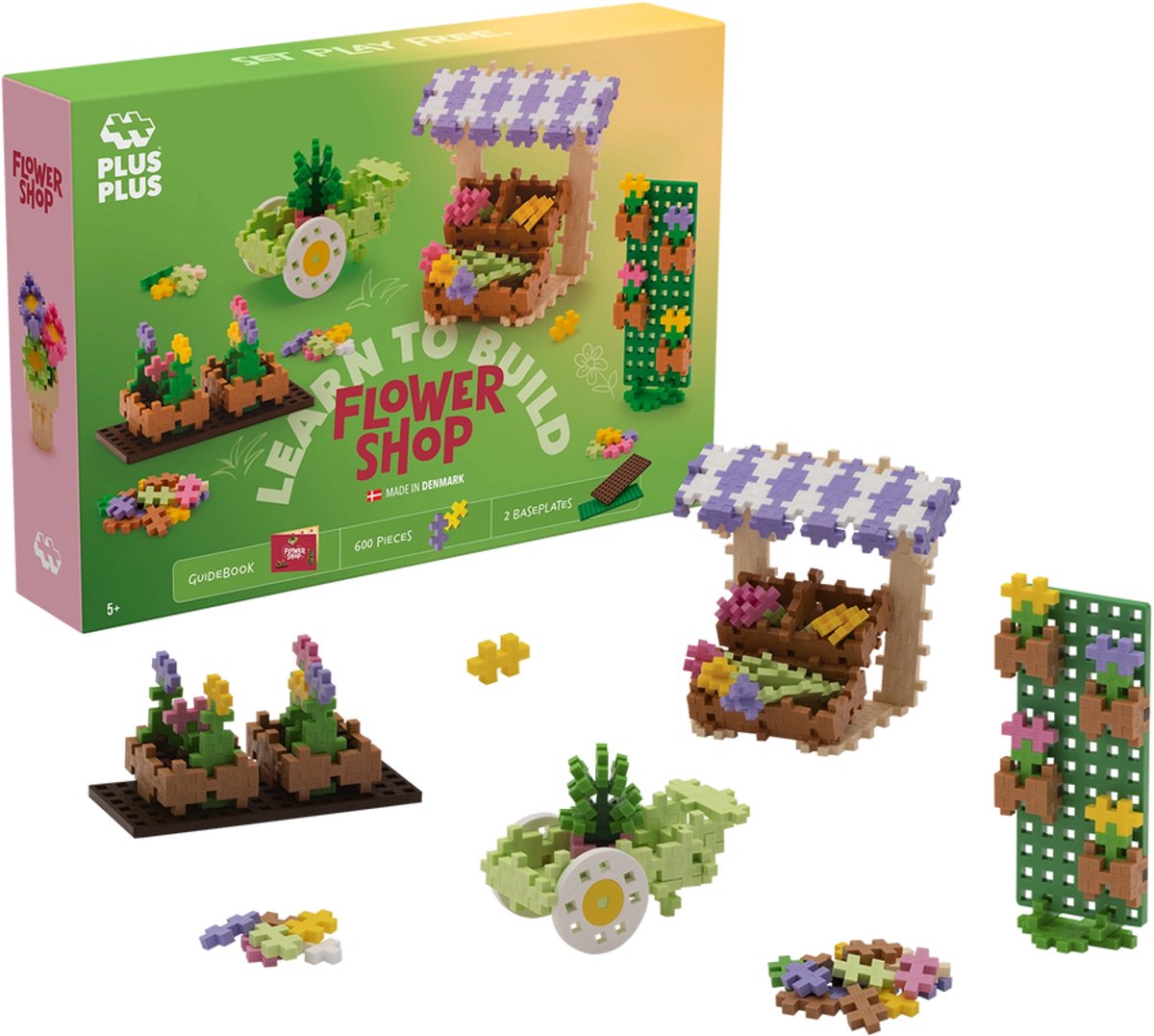 Plus plus impara a costruire un negozio di fiori plus-plus (4336)