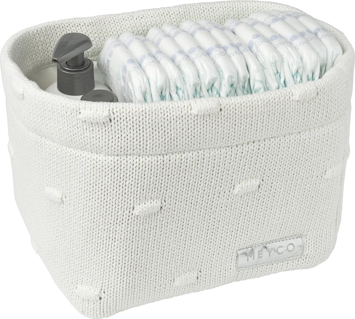 Meyco baby knots commodemandje - offwhite - small