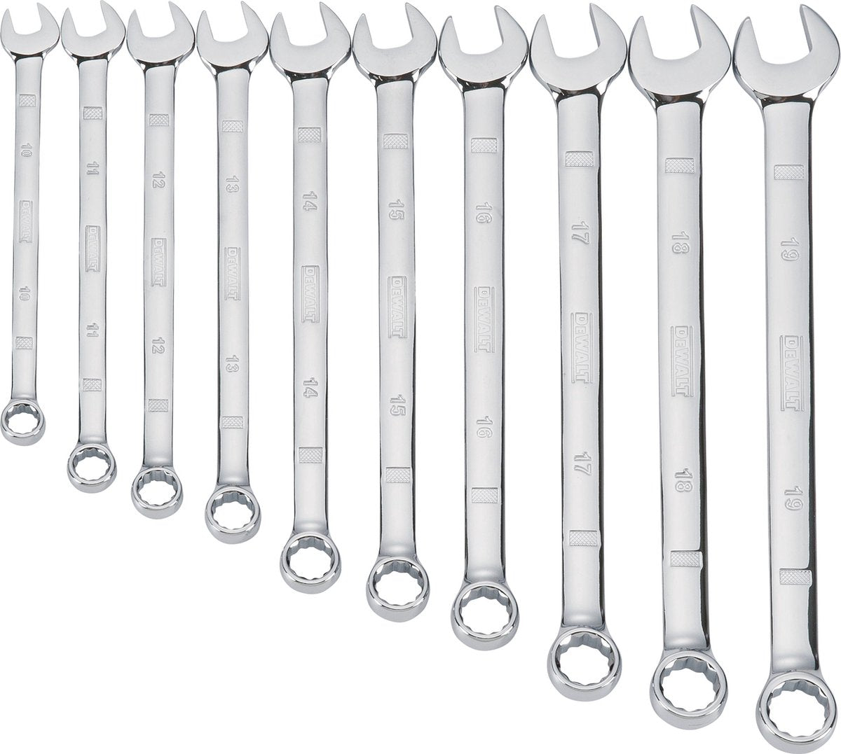 Dewalt dwmt19227 | 10 pezzi | set di chiavi combinate - dwmt19227-1