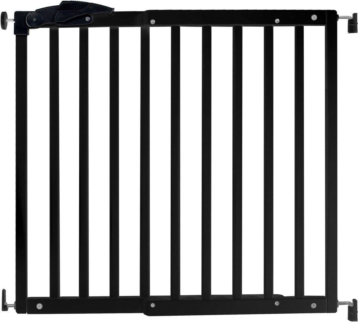 Puerta de seguridad Fenss Oslo 71-102 cm madera negra