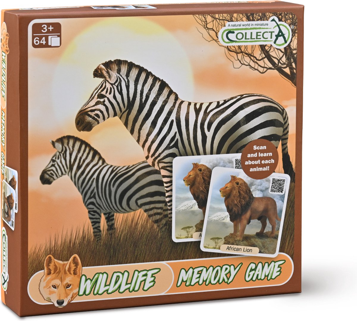 Collecta geheugenspel - wilde dieren - educatief - memory