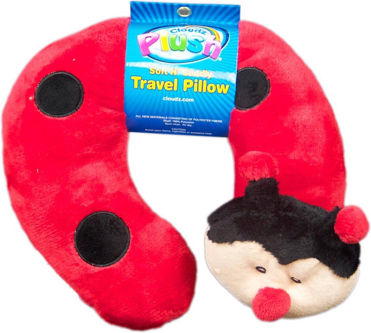 Clöudz peluche Cloudz peluche cuscino da collo per bambini coccinella