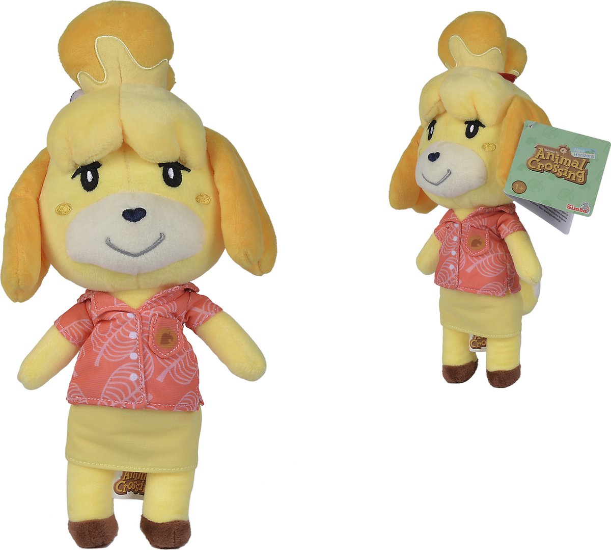 Simba animal junction - isabelle - 25cm - peluche - peluche - nintendo