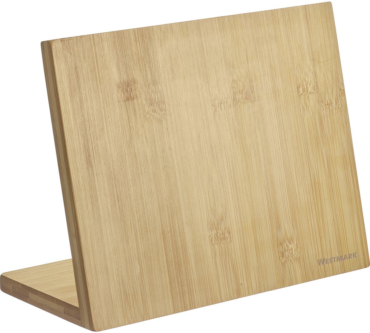 Ceppo portacoltelli Westmark - portacoltelli in legno con nucleo magnetico, supporto stabile per coltelli da cucina, ceppo portacoltelli magnetico facile da pulire - bambù