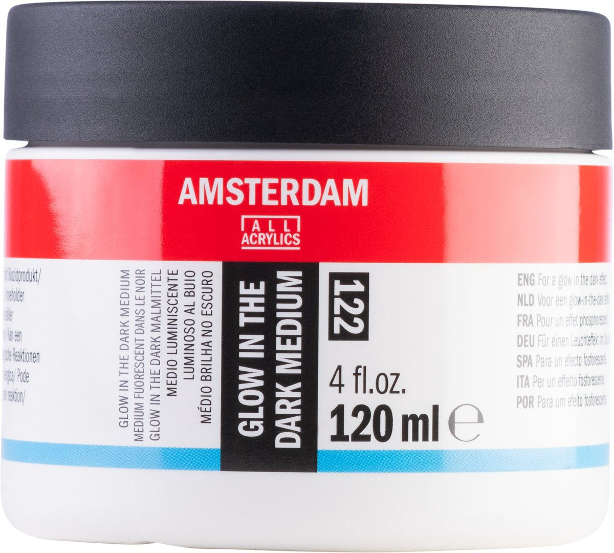 Amsterdam glow in the dark medium 122 | mini 120 ml