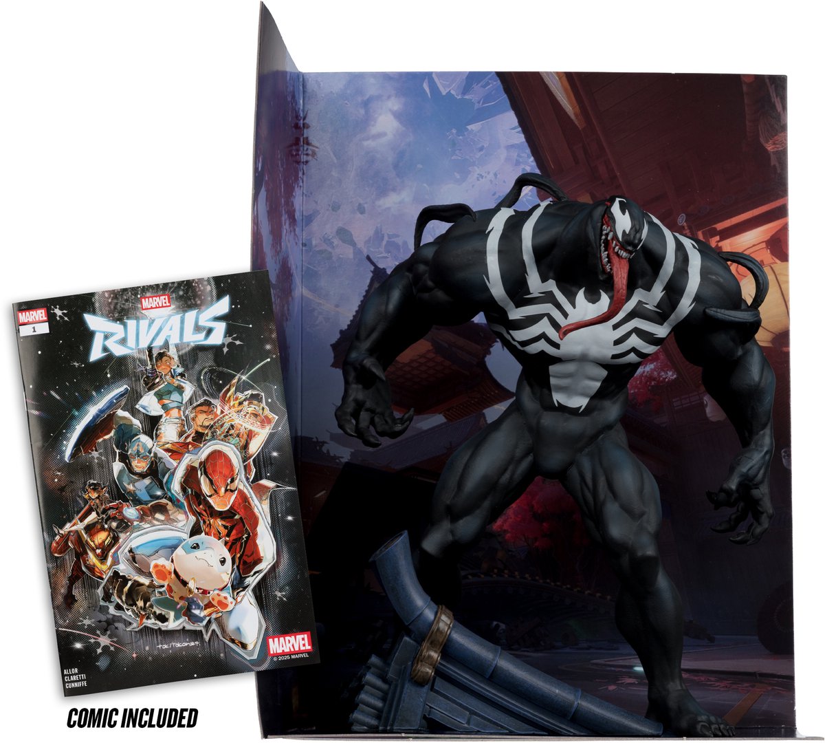 Mcfarlane giocattoli marvel rivals - figura - venom 1 6