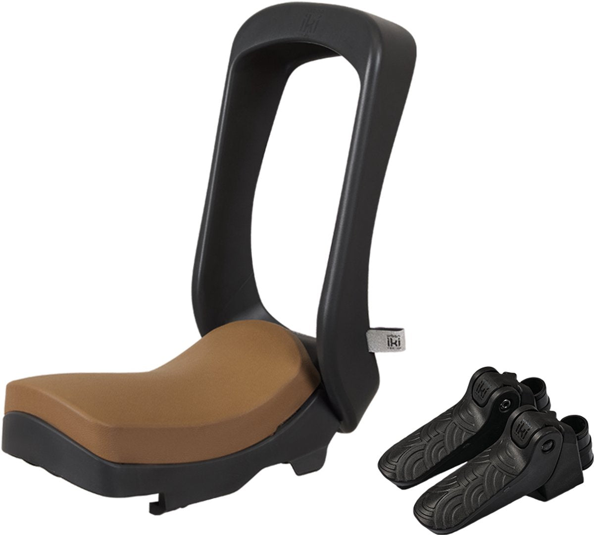 Asiento de bicicleta junior Urban iki - sin marco de montaje - bincho negro marrón kurumi