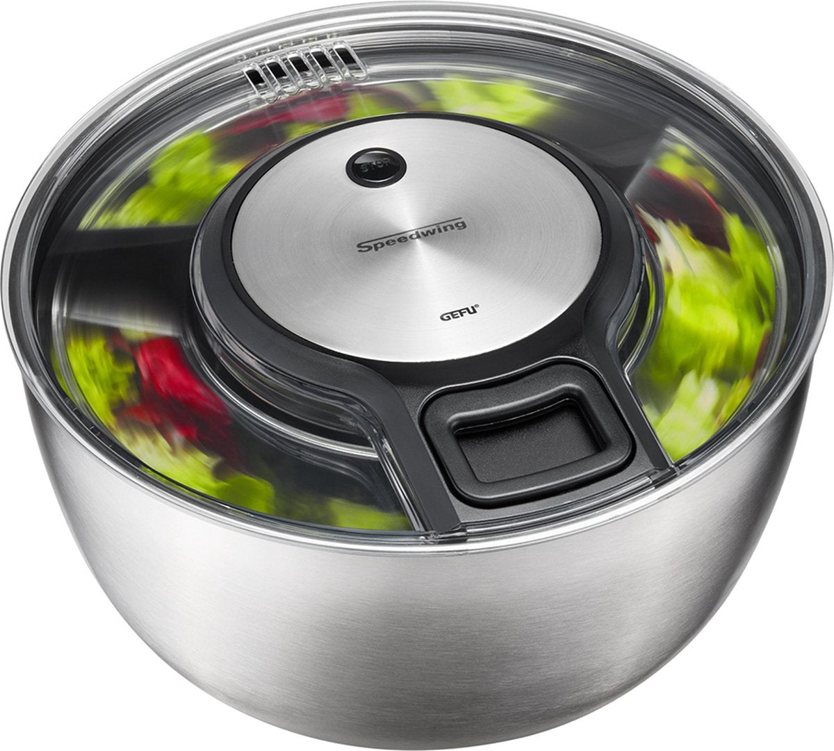 Centrifuga per insalata Gefu speedwing - acciaio inossidabile