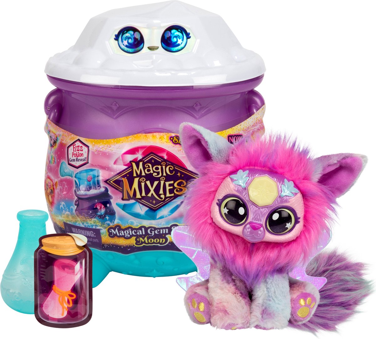 Moose Toys Magic Mixies Magic Boiler Moon con cristalli
