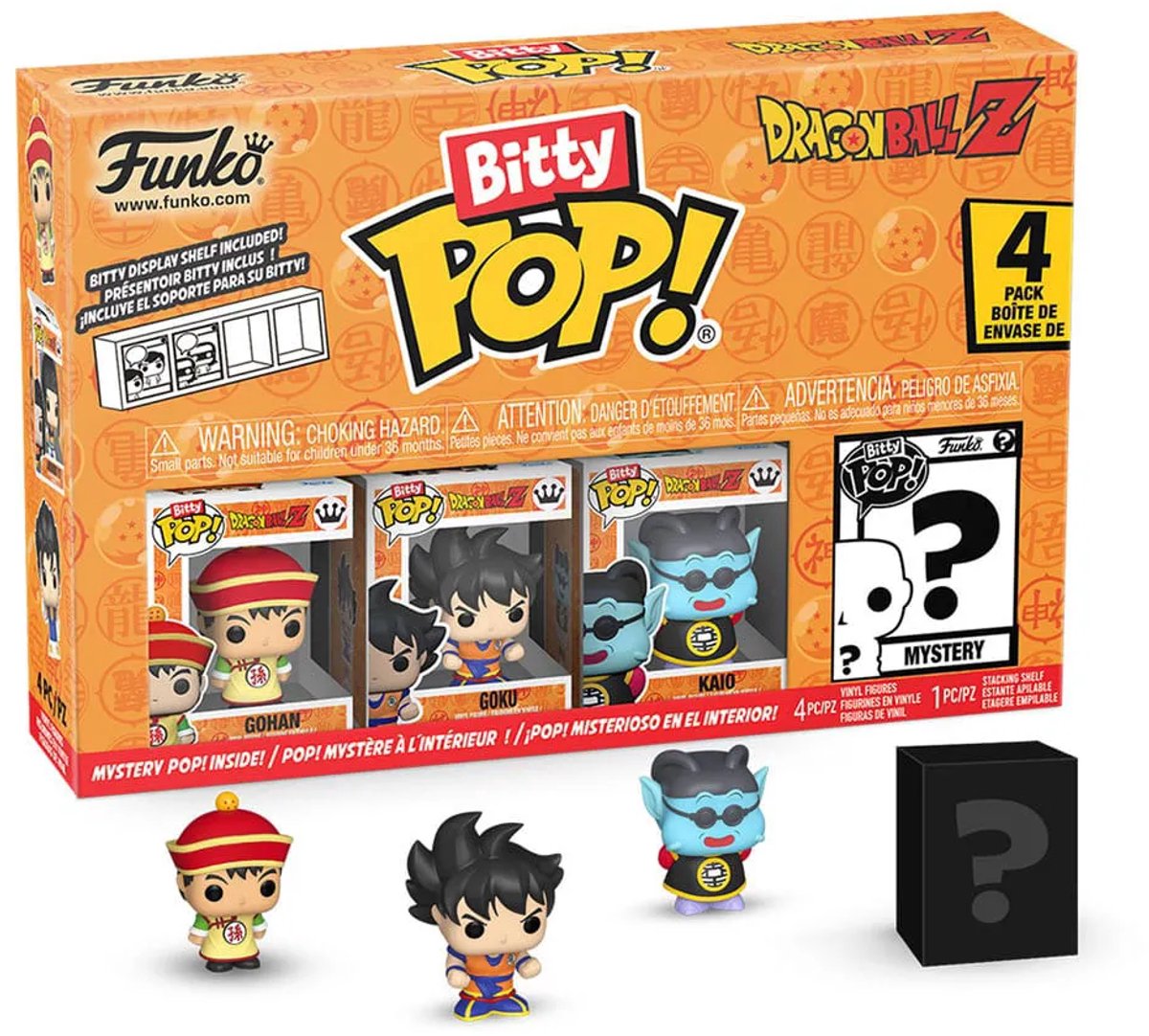 Funko bitty-pop! pop! Dragon Ball Z: Gohan, Goku, Kaio