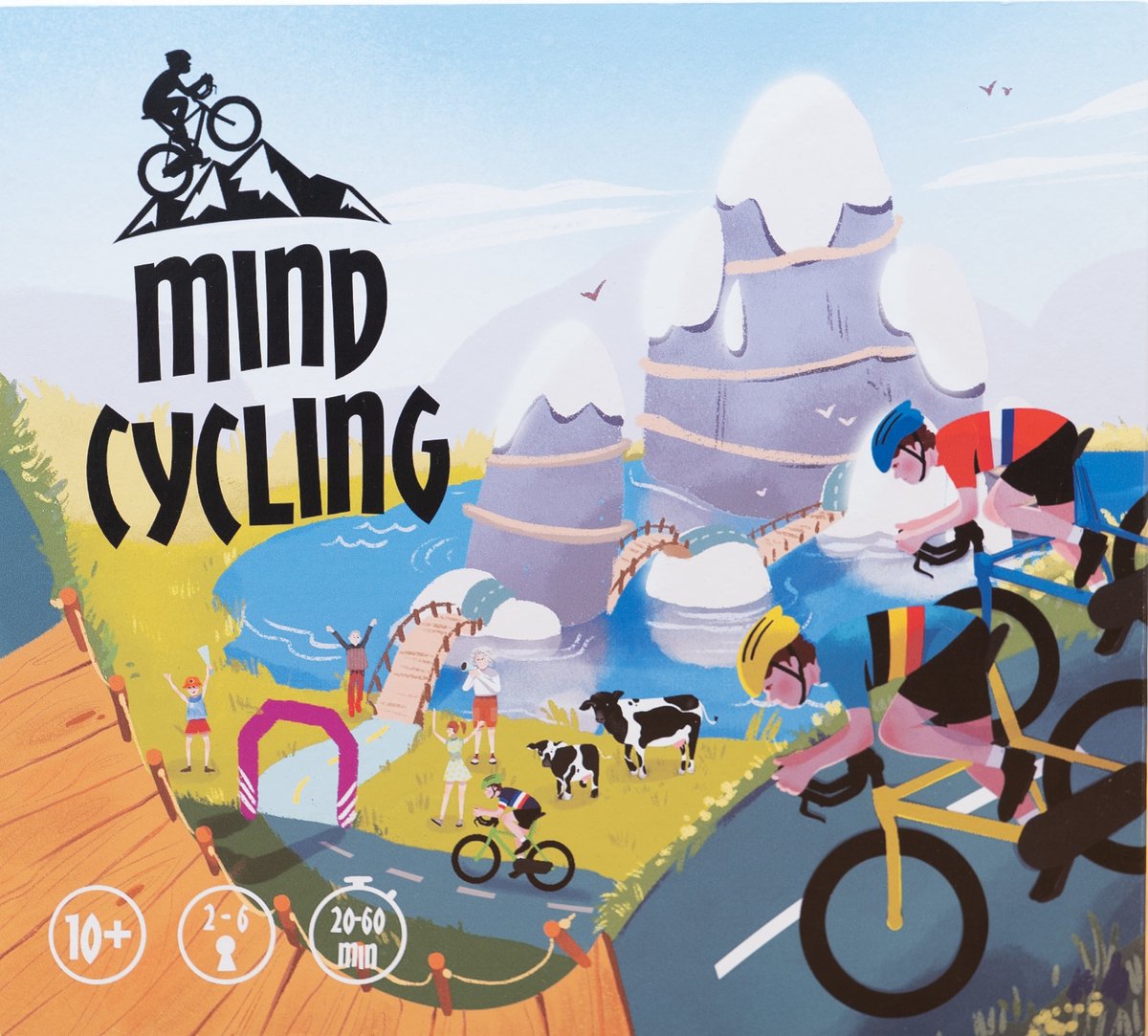 Gioco da tavolo Asmodee Mind Cycling: strategia e ciclismo per 2-6 giocatori.