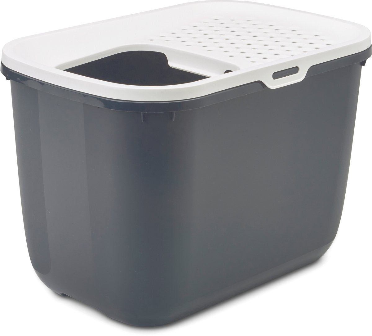 Savic Kattenbak Hop en Anthracite White