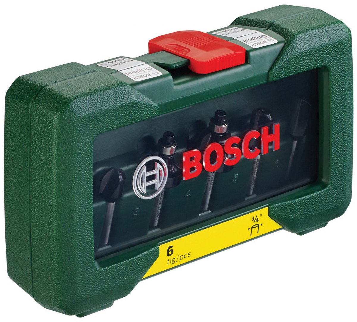 Juego de cortadoras Bosch de 6 piezas 1 4 mangos