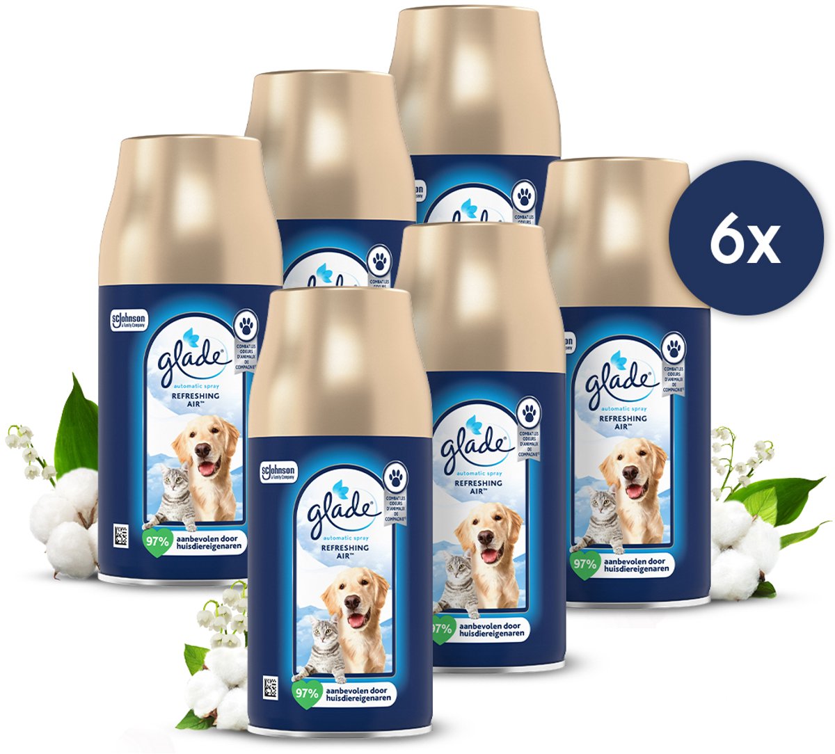 Ricariche d'aria rinfrescanti spray automatiche Glade