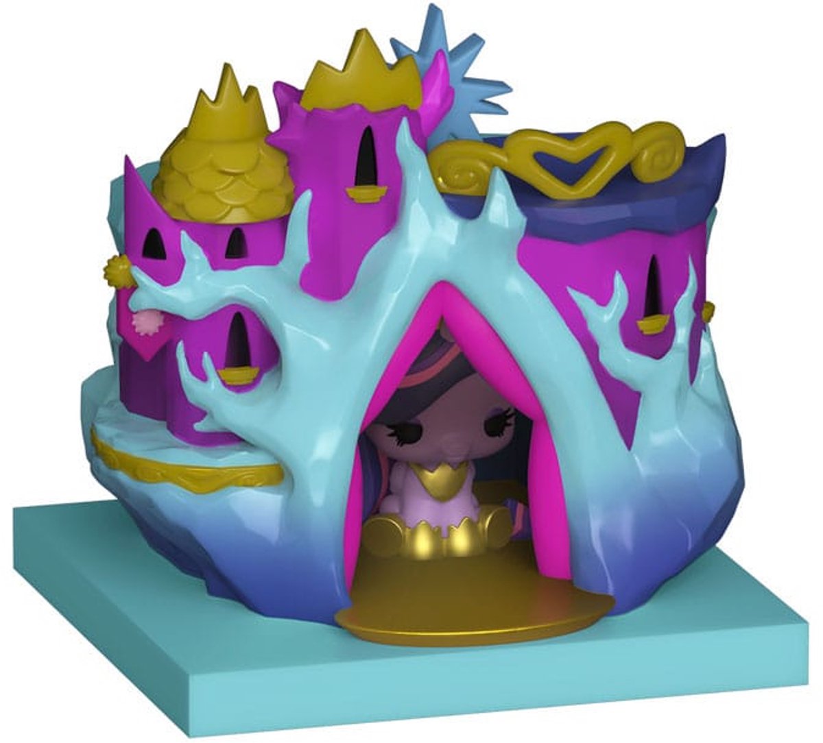 Funko bitty-pop! città: il mio piccolo pony - castello dell'amicizia e principessa Twilight Sparkle