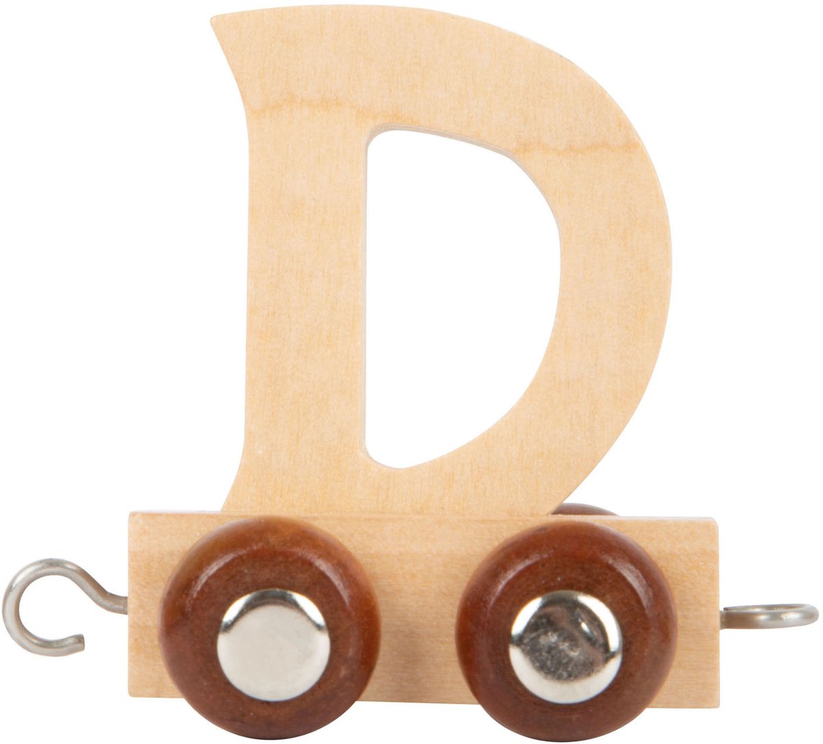 Piccole piede - Font in legno - D - 12 pezzi