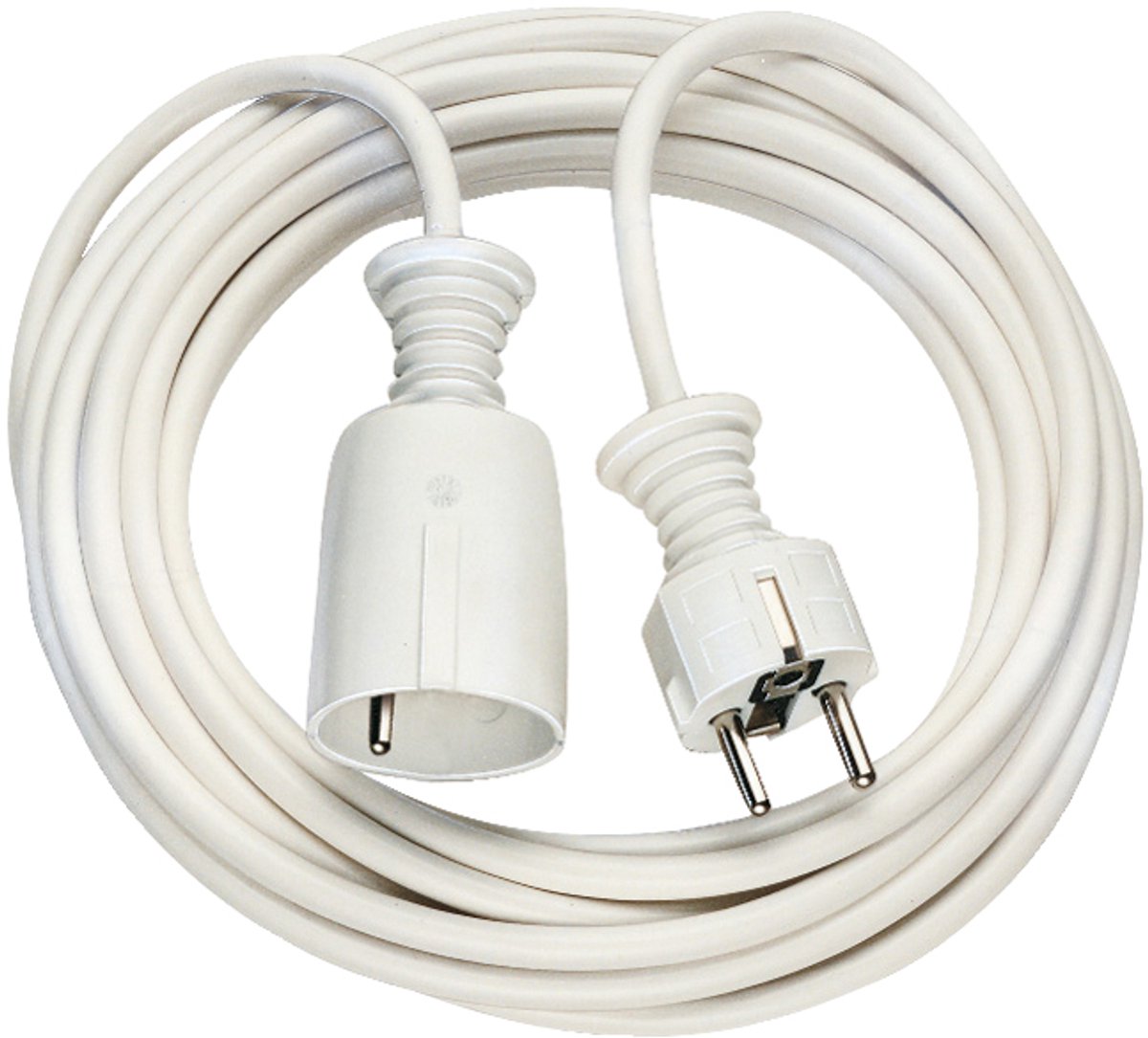Cable de extensión de plástico de calidad Brennerstuhl | 3m | blanco | h05vv-f 3g1.5 fr - 1168434