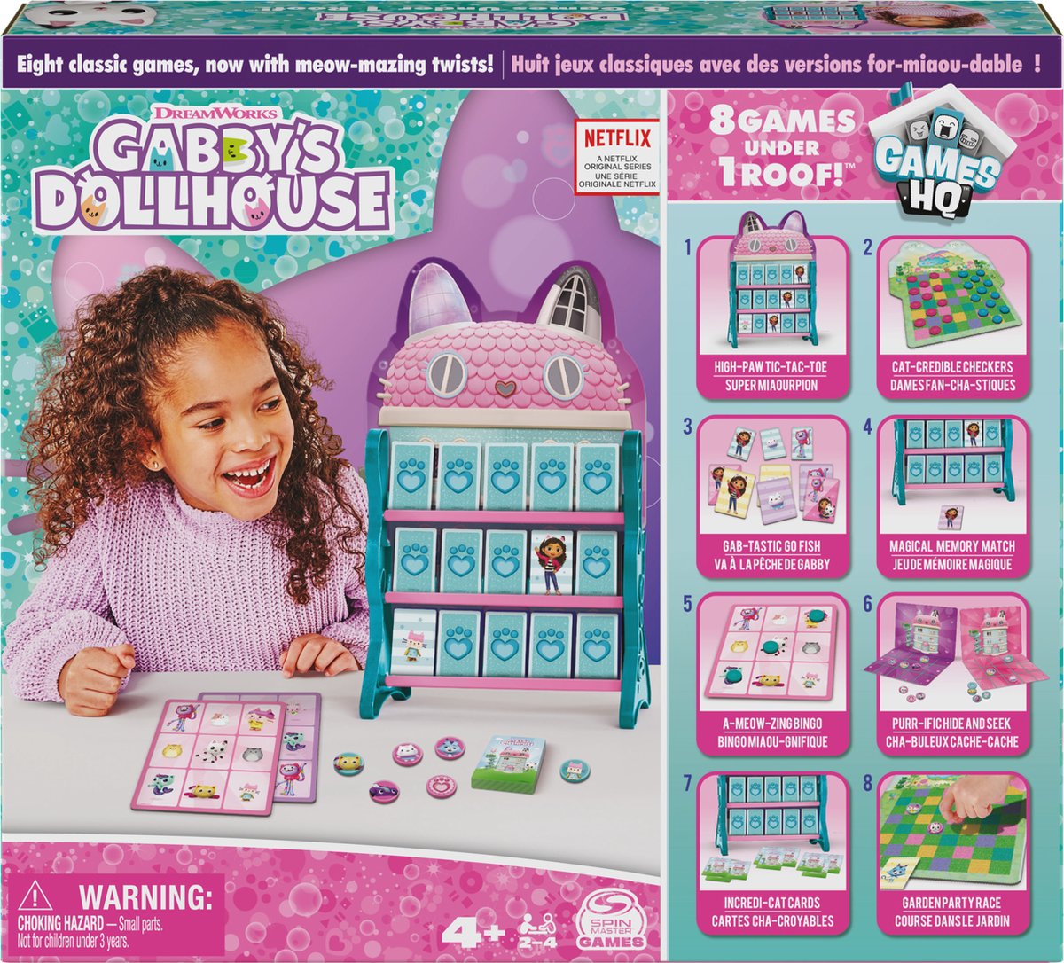 La casa delle bambole di Gabby: pacchetto con 8 giochi