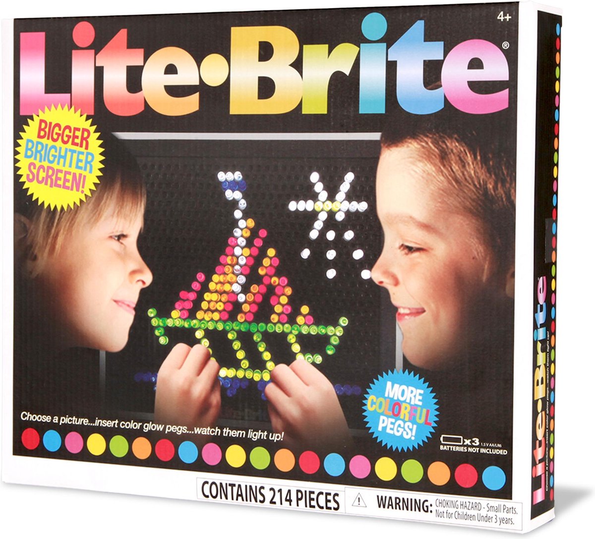 Basic lite brite último clásico 214 piezas