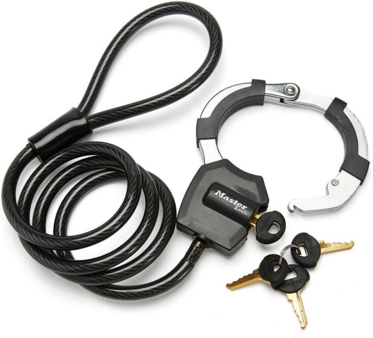Lucchetto per manette Masterlock per fat bike o scooter elettrico - 8275eurdpro-blk - nero