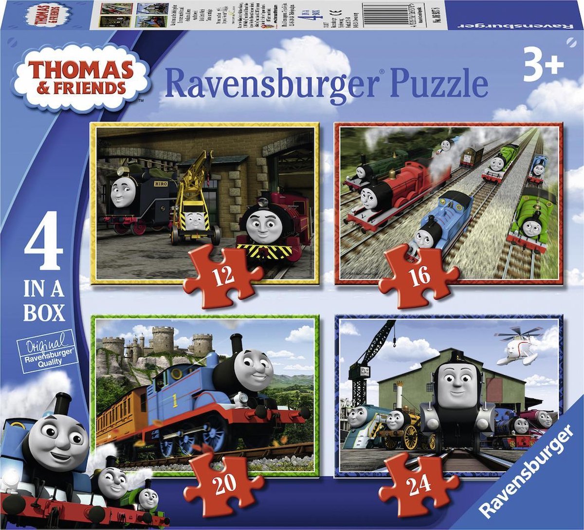 Ravensburger Thomas Friends Puzzle 4in1box - 12+16+20+24 pezzi - puzzle per bambini