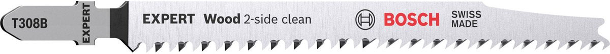 Bosch expert wood - figuurzaagblad - 2-side clean - 117mm - hcs