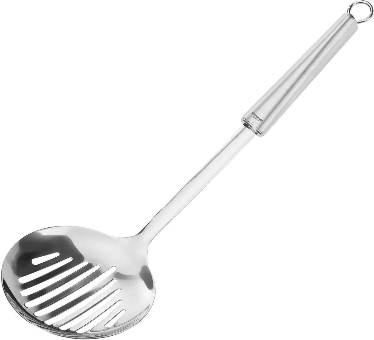 Cucchiaio per schiumarola Westmark, cucchiaio da zuppa, lunghezza: 35,4 cm, acciaio inossidabile, gloria, argento, 18512270