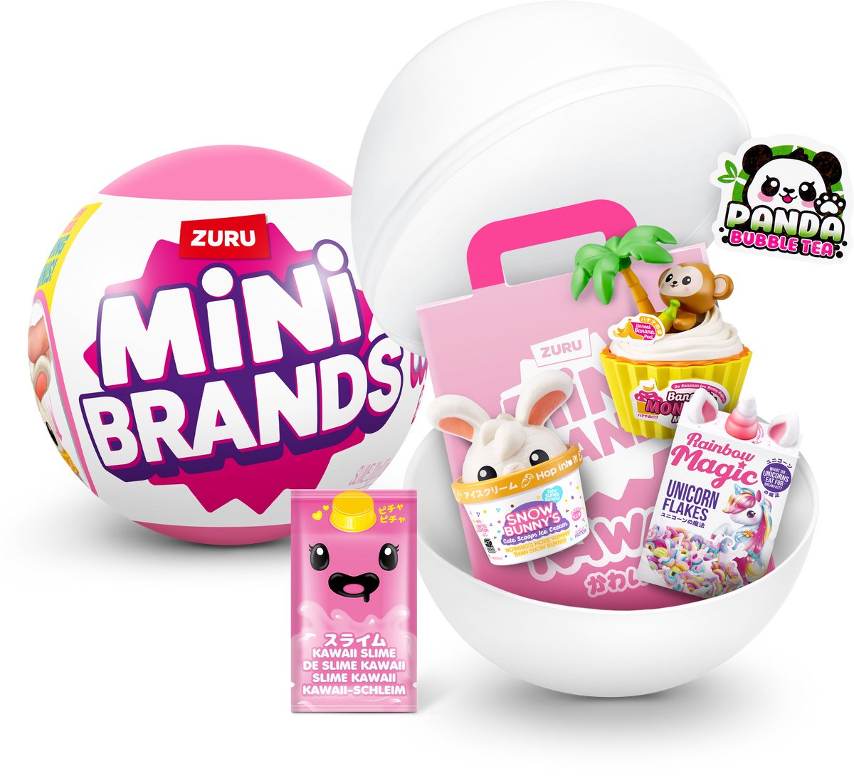 Mini marcas Kawaii Capsule Surorti